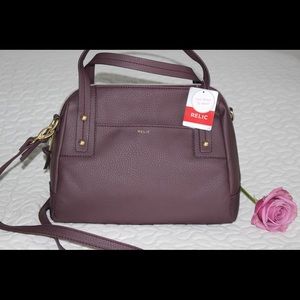 New with tags Relic plum shoulder handbag
